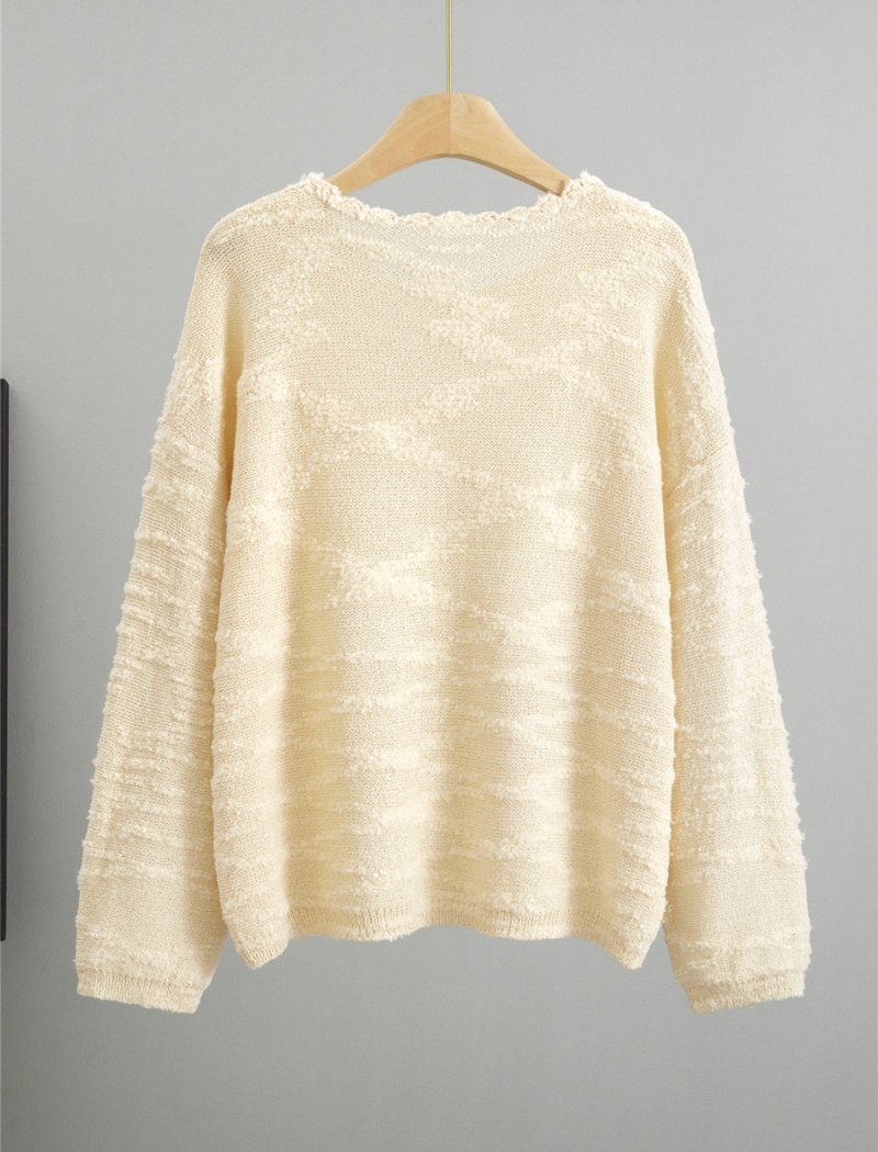 Pullover wears outside tops European style sweater for women