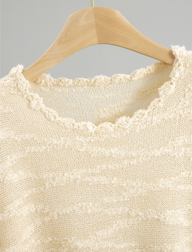 Pullover wears outside tops European style sweater for women