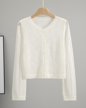 Summer ice silk cardigan air conditioning sun shirt for women