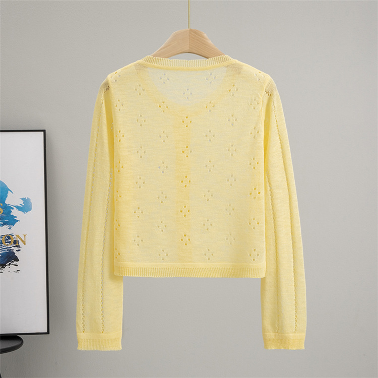 Summer ice silk cardigan air conditioning sun shirt for women