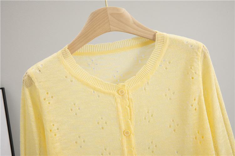 Summer ice silk cardigan air conditioning sun shirt for women