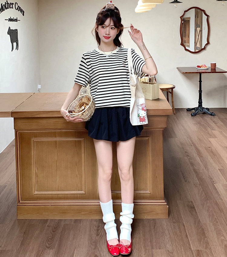 Slim Casual summer tops loose short sleeve T-shirt