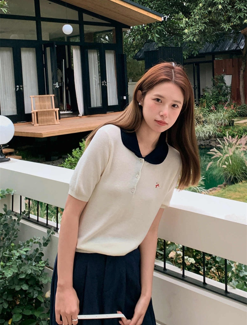 Summer sweater Korean style T-shirt for women