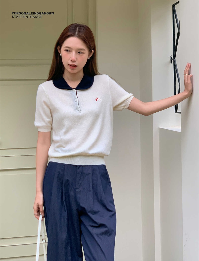 Summer sweater Korean style T-shirt for women