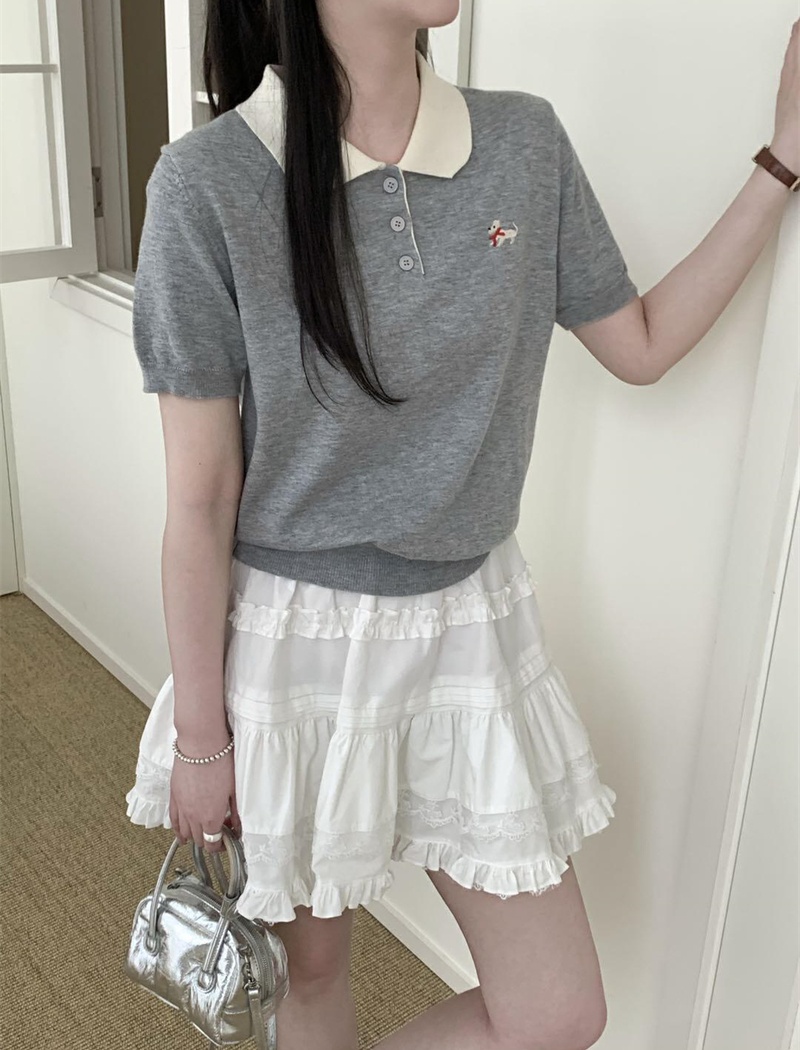 Summer sweater Korean style T-shirt for women