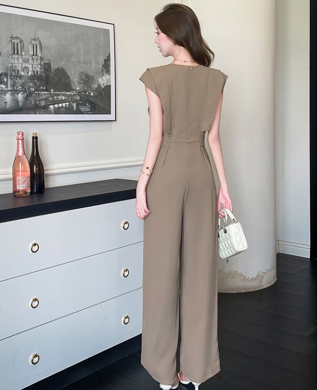 Temperament fashion jumpsuit ladies slim long pants