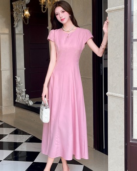 Big skirt pinched waist long dress temperament dress