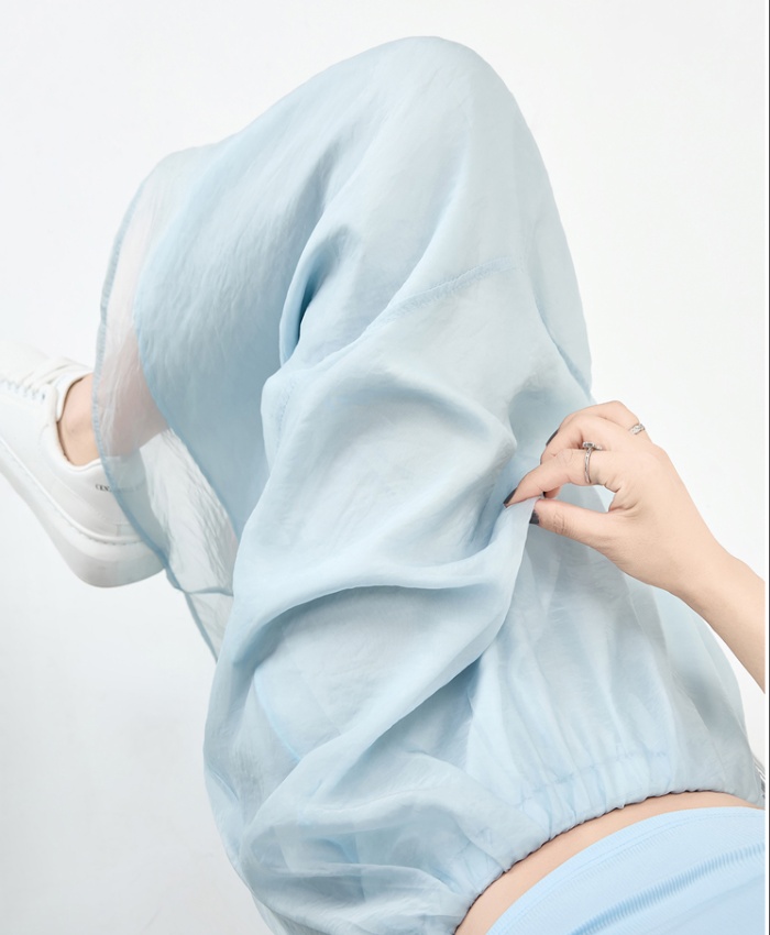 Casual high waist A-line summer skirt for women