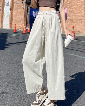 High waist nine tenths casual pants cotton harem pants