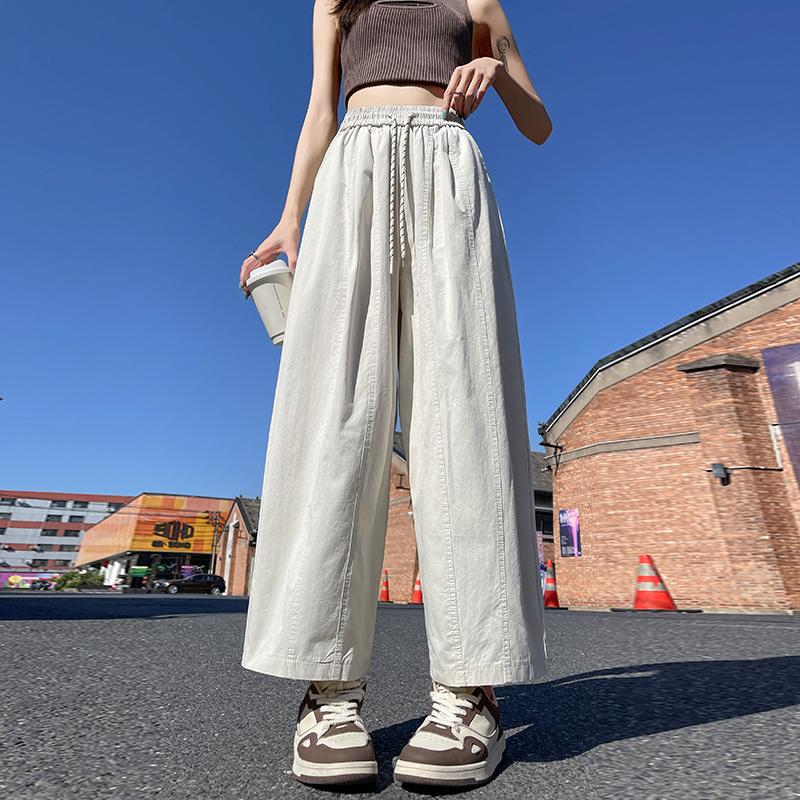 High waist nine tenths casual pants cotton harem pants