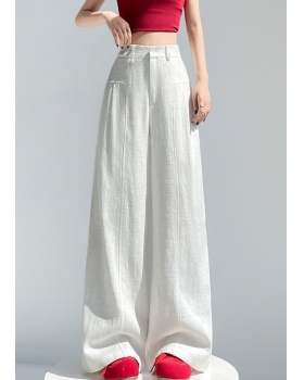Mopping pants high waist wide leg pants for women