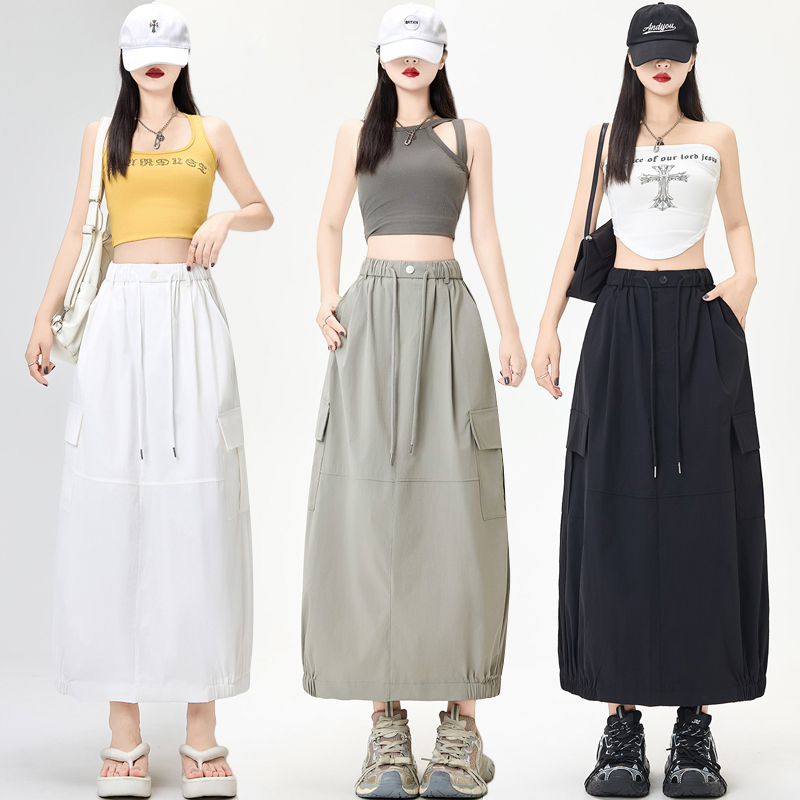 Summer work clothing after the split bud skirt for women
