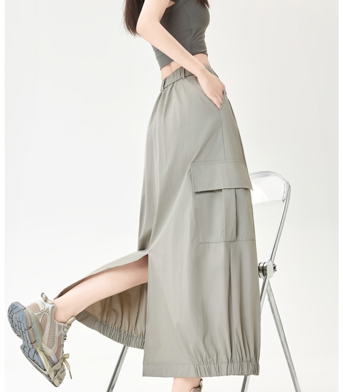 Summer work clothing after the split bud skirt for women