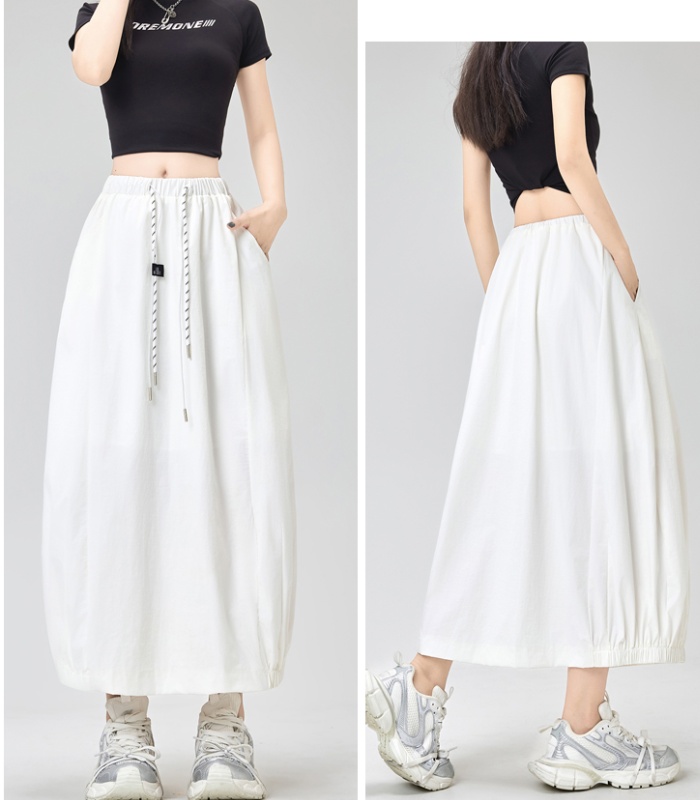 A-line long summer bud skirt sports slim skirt for women