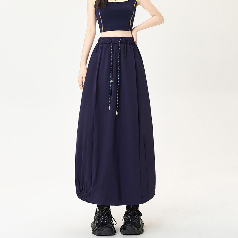 A-line long summer bud skirt sports slim skirt for women