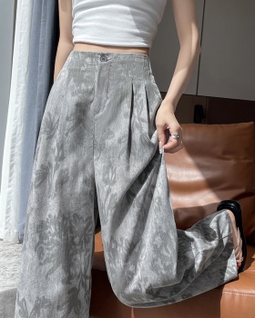 Straight wide leg pants Casual business suit for women