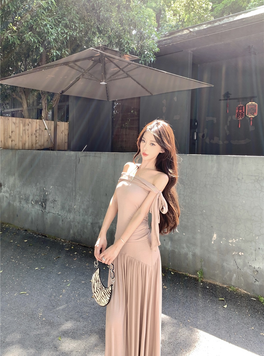 Wrapped chest high waist vest strapless tops 2pcs set