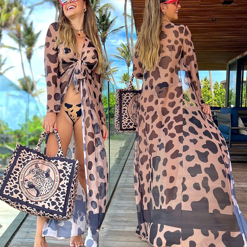 Long sleeve separates swimsuit 3pcs set for women