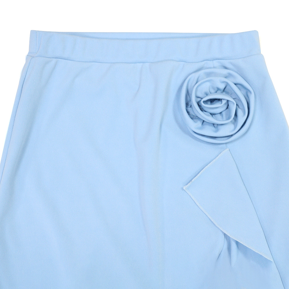 European style sleeveless skirt lotus leaf edges summer tops
