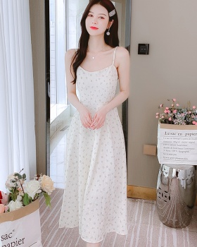 Chiffon strap dress show young dress for women