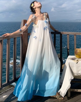 Vacation sling beach dress beautiful dress