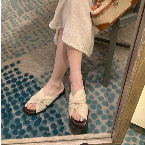 Flat all-match sandals wears outside slippers for women