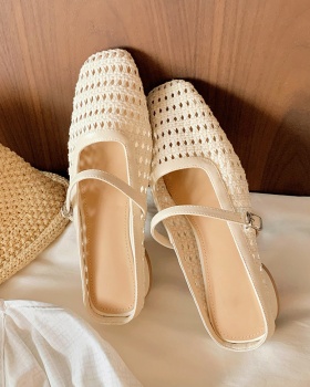 Weave summer shoes Casual fashion sandals for women