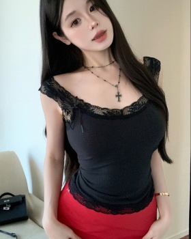 Sling pure lace summer vest