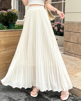 Tender summer skirt high waist lady long skirt for women