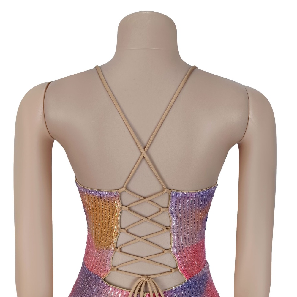 Sling slim fashion sexy European style dress for women