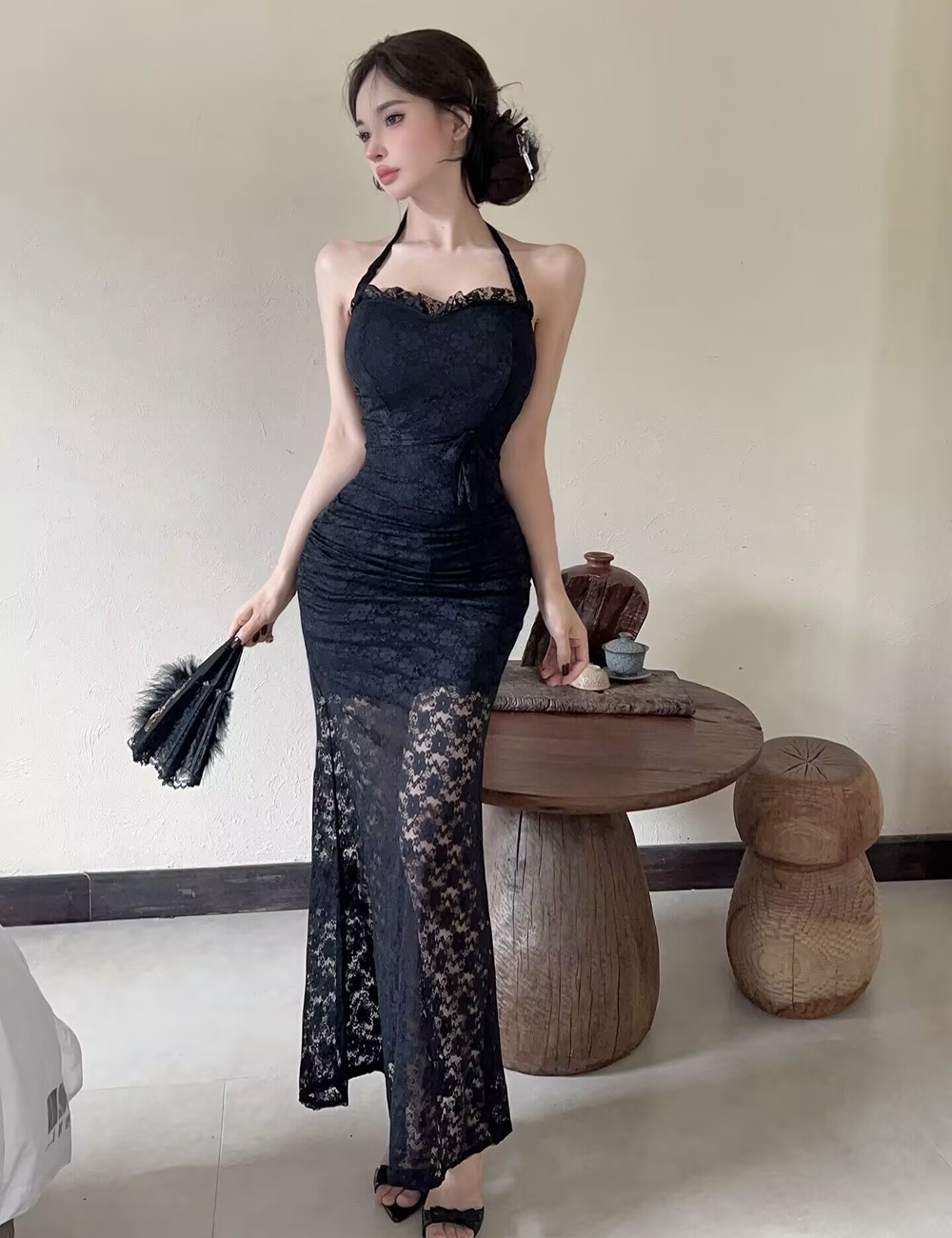 Light luxury temperament dress mermaid long dress for women