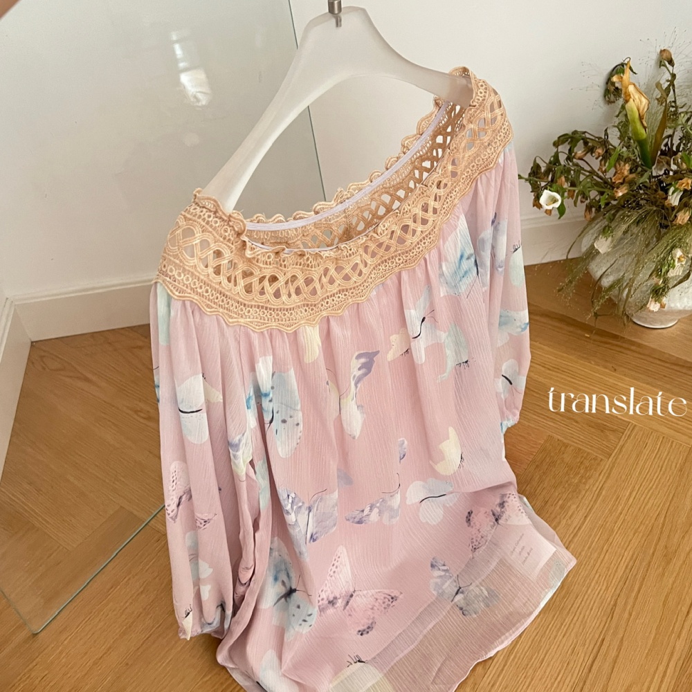 Pink flat shoulder dress