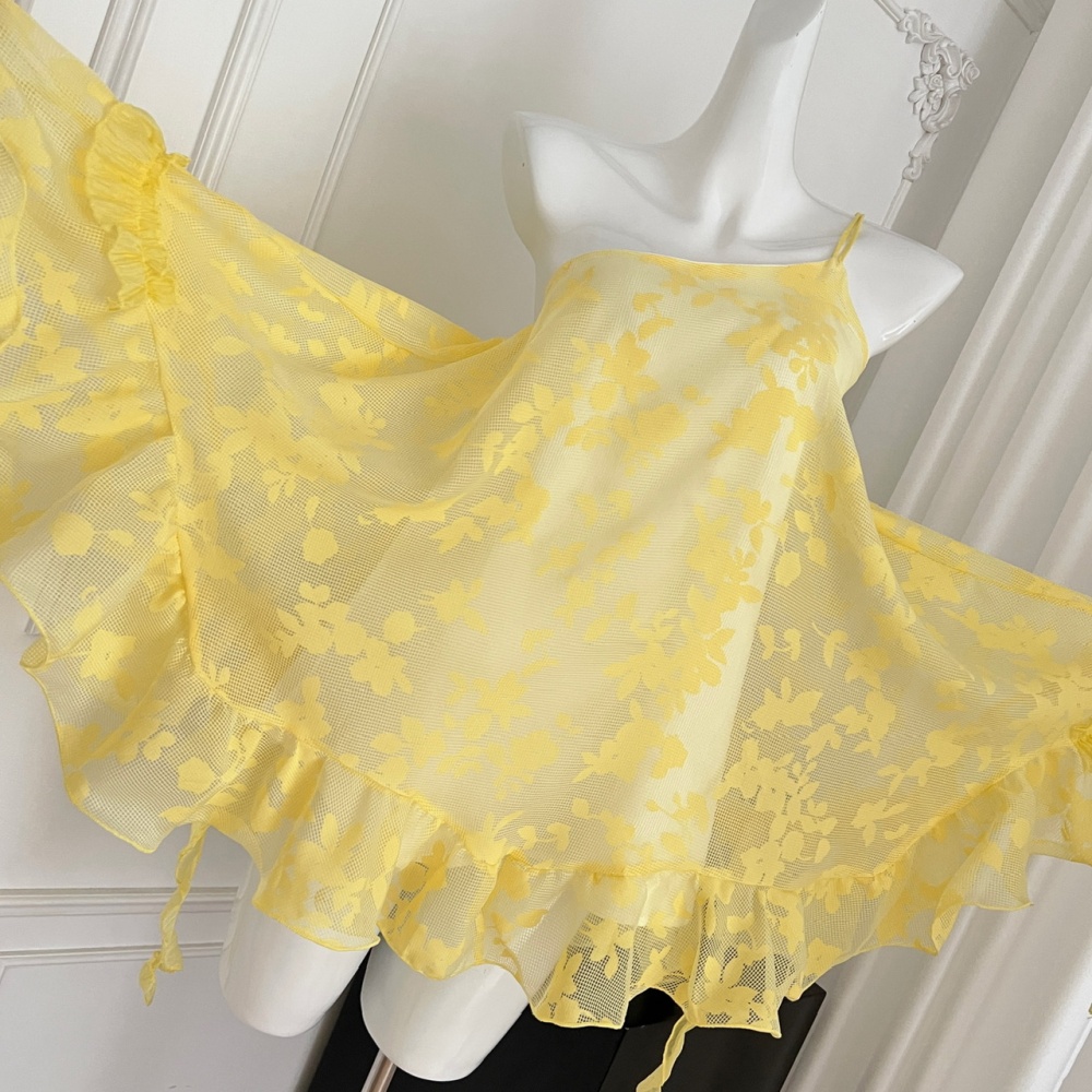 Strapless France style T-back summer dress