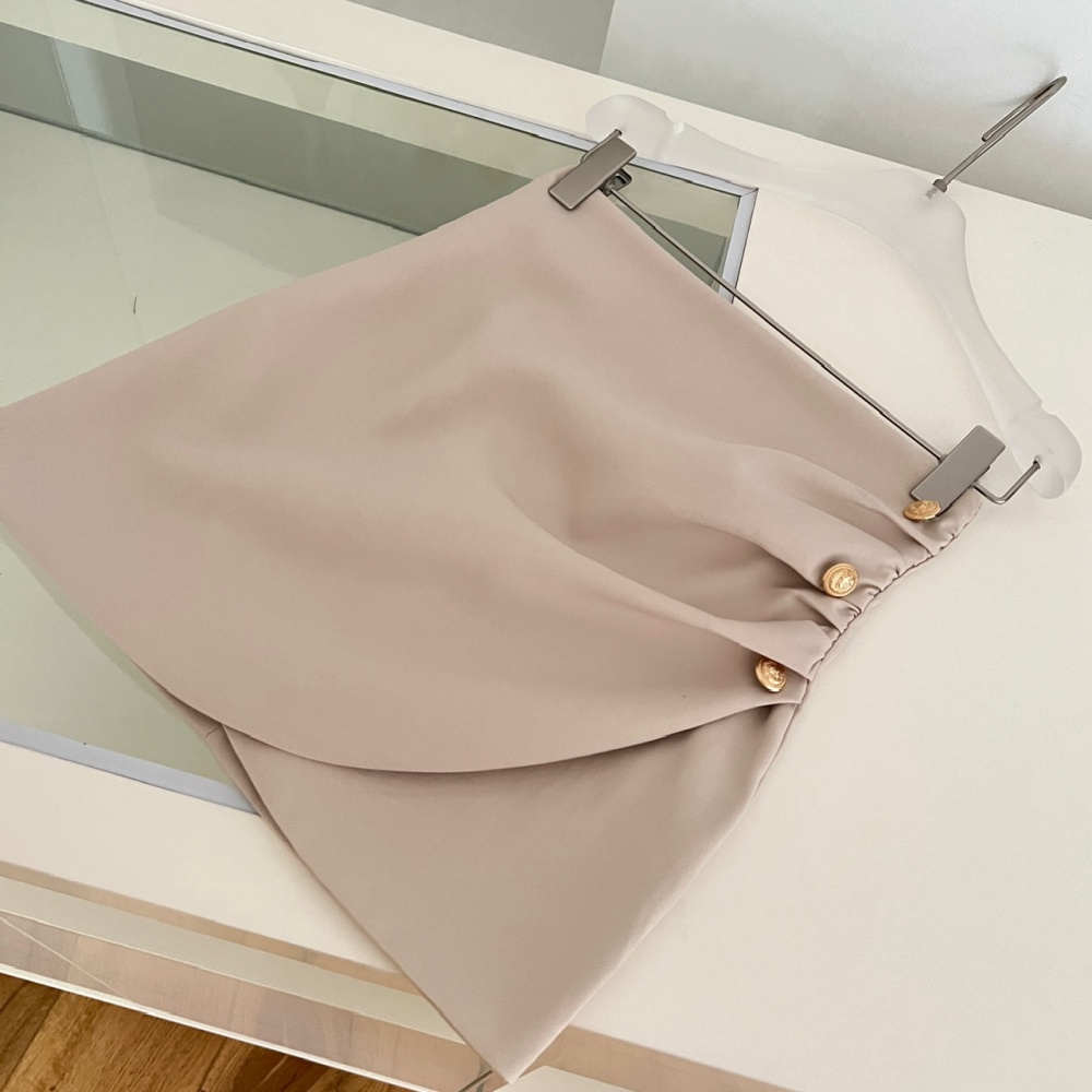 Chiffon skirt high waist tops 2pcs set for women