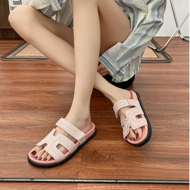 Thick crust summer sandals wears outside slippers