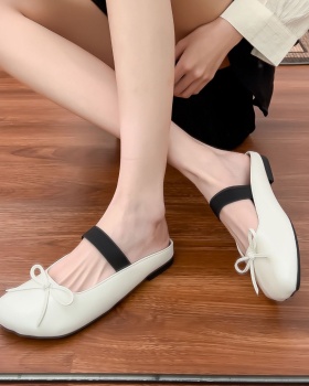 Summer retro fashion wears outside all-match shoes for women