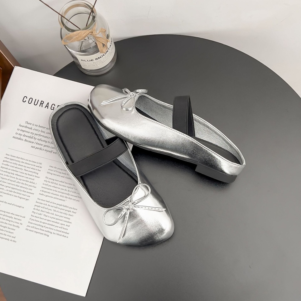 Summer retro fashion wears outside all-match shoes for women