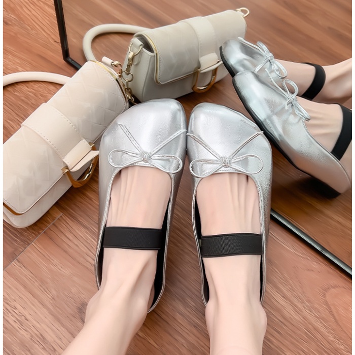 Summer retro fashion wears outside all-match shoes for women