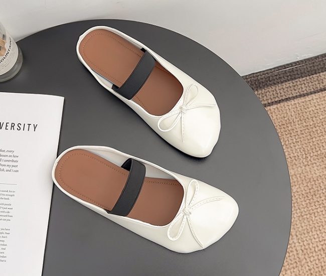 Summer retro fashion wears outside all-match shoes for women