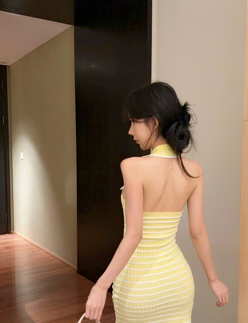 Fashion knitted sweet spicegirl dress for women
