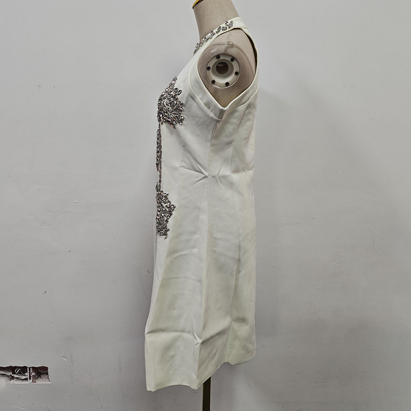 Sleeveless Korean style T-back slim summer dress for women