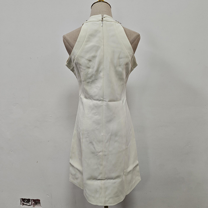 Sleeveless Korean style T-back slim summer dress for women