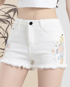 Micro-bomb high waist short jeans spicegirl Casual shorts