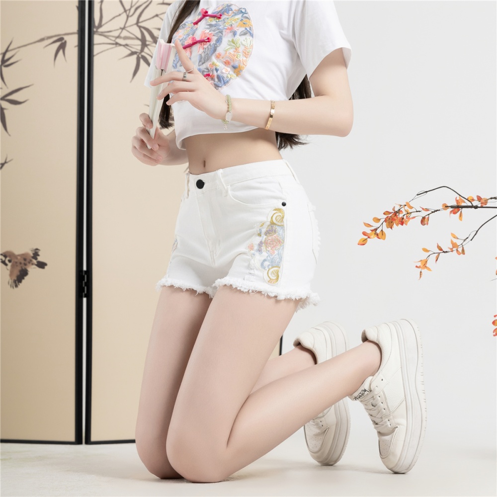 Micro-bomb high waist short jeans spicegirl Casual shorts