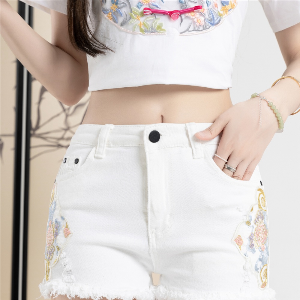 Micro-bomb high waist short jeans spicegirl Casual shorts