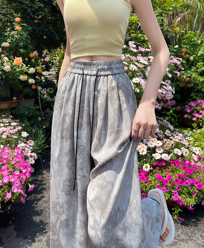 Casual sunscreen pants summer wide leg pants for women