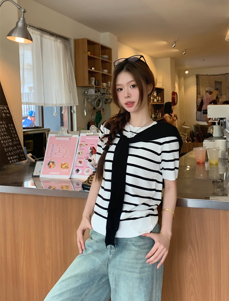 Summer Korean style tops short sleeve T-shirt