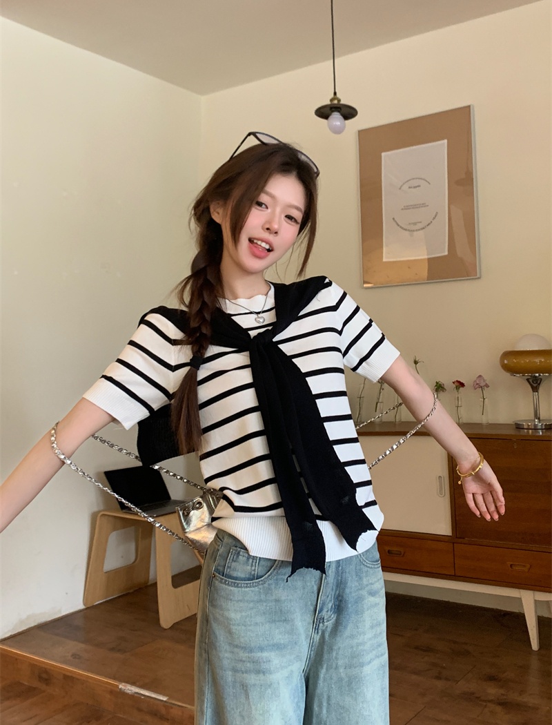 Summer Korean style tops short sleeve T-shirt