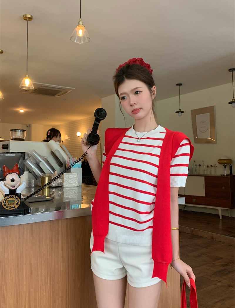 Summer Korean style tops short sleeve T-shirt