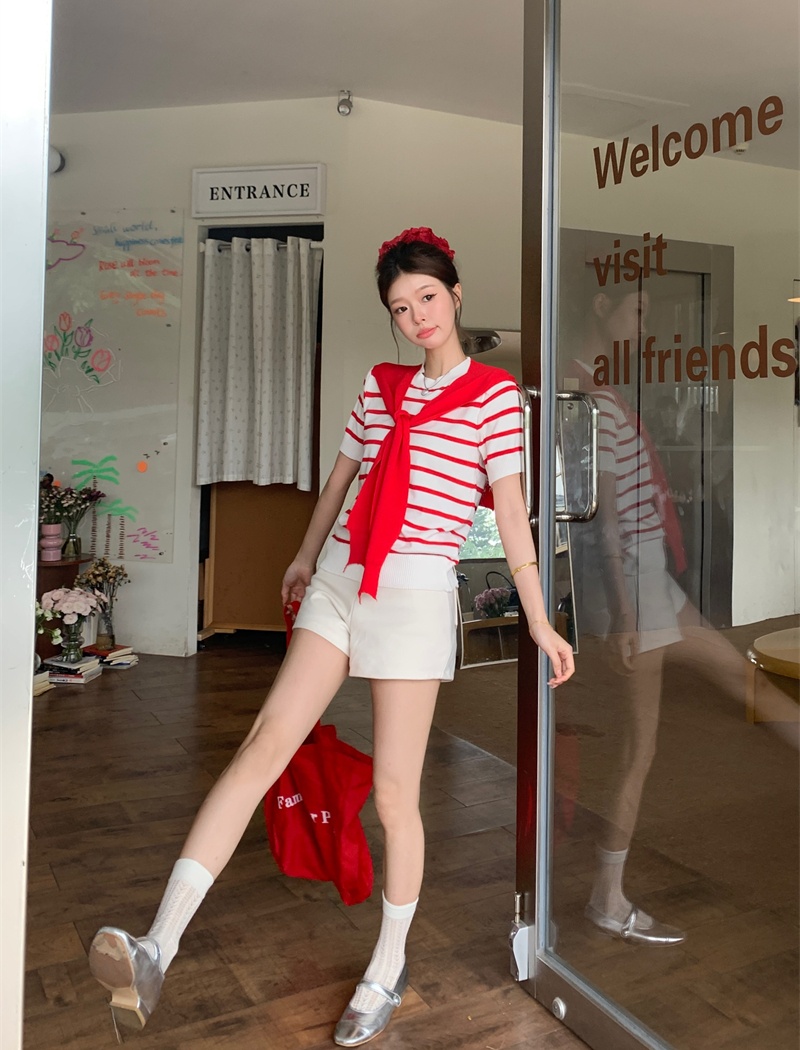 Summer Korean style tops short sleeve T-shirt